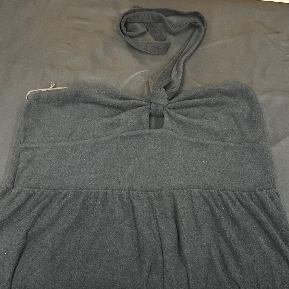 Wild fable Black Halter Top shorts one piece swimsuit coverup size xxl new black